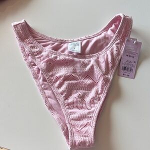 wild fable Light Pink Lace Bikini Bottoms